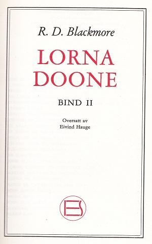 Lorna  Doone  II