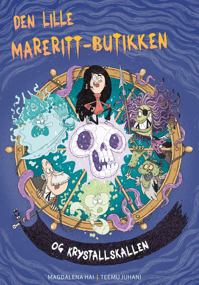 "Den lille mareritt-butikken og krystallskallen" av Magdalena Hai