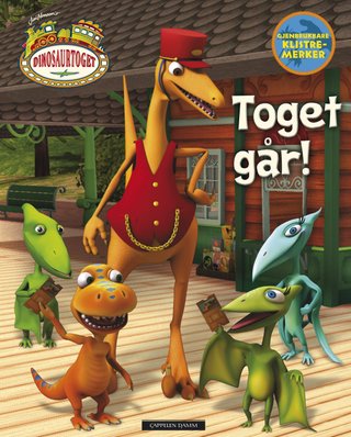 Toget går! - klistremerkebok med gjenbrukbare klistremerker