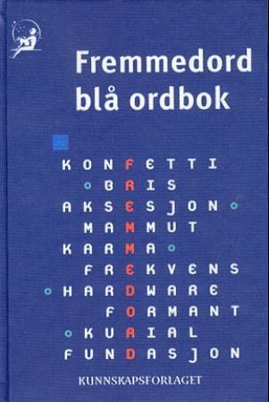 Fremmedord blå ordbok