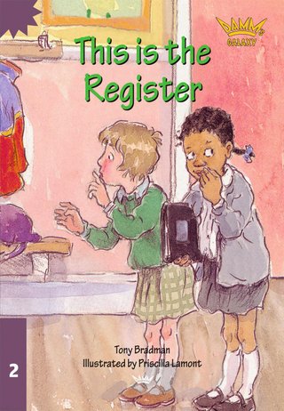 "This is the register" av Tony Bradman