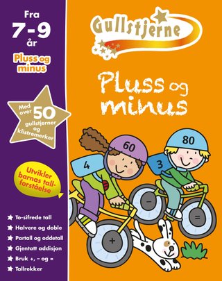 Pluss og minus - gullstjerne 7-9 år
