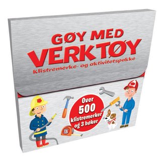 Gøy med verktøy. Klistremerke- og aktivitetspakke. Med 3 bøker. Over 500 klistremerker