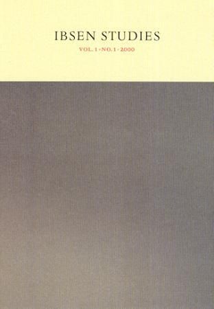 Ibsen studies - vol. 1, no. 1, 2000