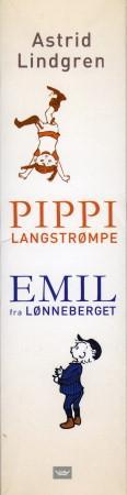 "Pippi Langstrømpe ; Emil fra Lønneberget" av Astrid Lindgren