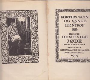 "Den evige jøde Fortids sagn og sange bind 2" av Kristoffer Nyrop