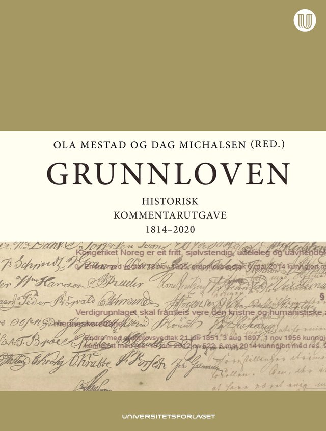 "Historisk grunnlovskommentar" av Ola Mestad