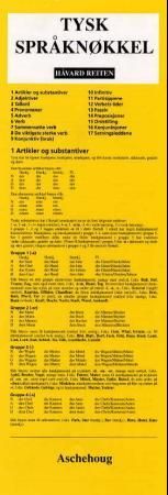 Tysk språknøkkel - pakke med 10 stk.