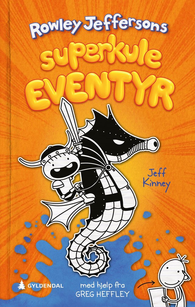 "Rowley Jeffersons superkule eventyr" av Jeff Kinney
