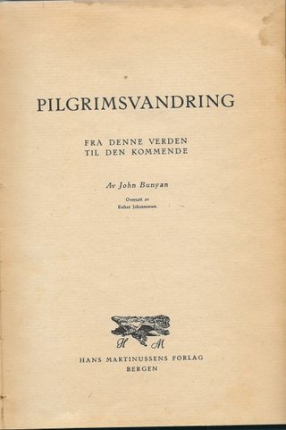 "Pilgrimsvandring" av John Bunyan
