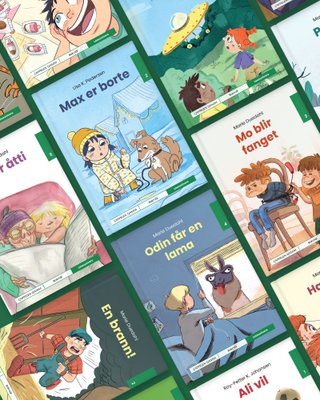 Veiledet lesing-pakke Leseunivers fra Cappelen Damm - nivå 1-5