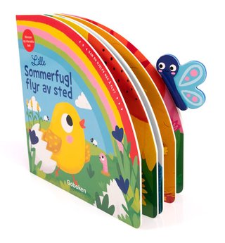 Lille sommerfugl flyr avsted