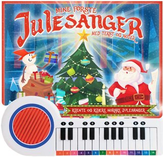 "Mine første julesanger med tekst og noter : kjente og kjære norske julesanger"