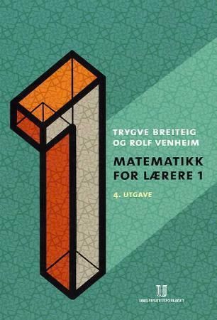 Matematikk for lærere 1