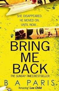 "Bring me back" av B.A. Paris