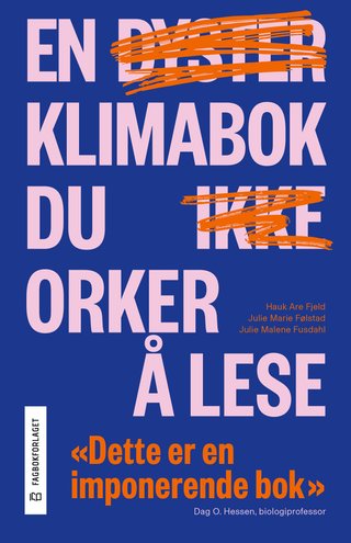 "En klimabok du orker å lese" av Hauk Are Fjeld