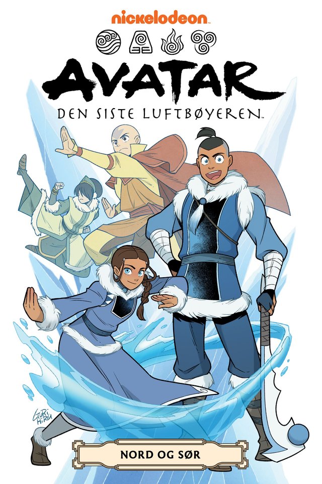 "Avatar - den siste luftbøyeren - 5 : Nord og sør" av Gene Luen Yang