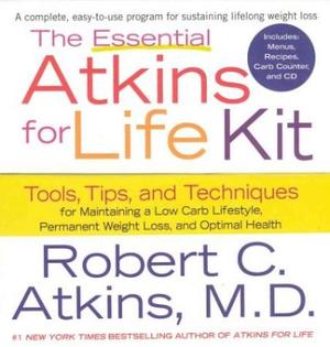 "The essential Atkins for life kit - tools, tips, and techniques for maintaining a low carb lifestyle, permanent weight loss, and optimal health" av Robert C. Atkins