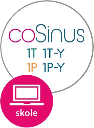 coSinus Digital matematikk vg1 - 1T, 1P, 1P-Y og 1T-Y