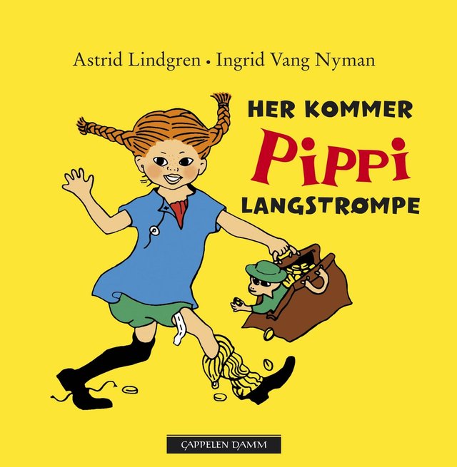 "Her kommer Pippi Langstrømpe" av Astrid Lindgren
