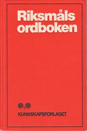 "Riksmålsordboken" av Tor Guttu