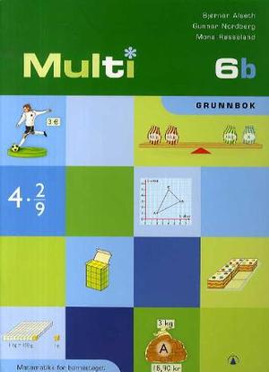 "Multi 6b - grunnbok : matematikk for barnesteget" av Bjørnar Alseth