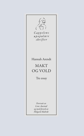Makt og vold - tre essay