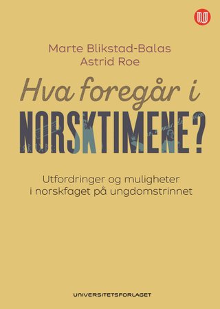 Hva foregår i norsktimene? - utfordringer og muligheter i norskfaget på ungdomstrinnet