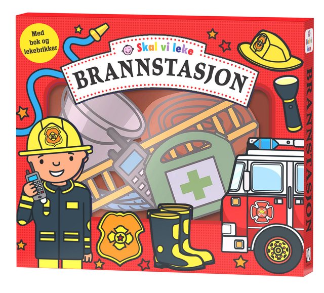 "Brannstasjon - skal vi leke" av Fiona Byrne