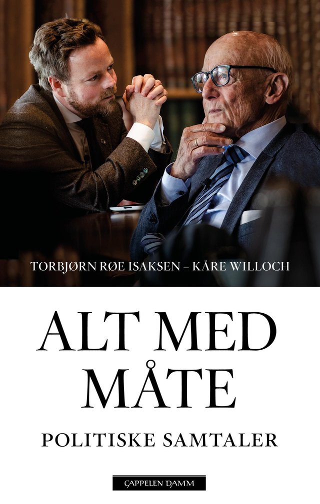 "Alt med måte - politiske samtaler" av Torbjørn Røe Isaksen