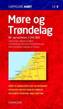 Møre og Trøndelag - bil- og turiskart = tourist map = Touristenkarte = carte touristique