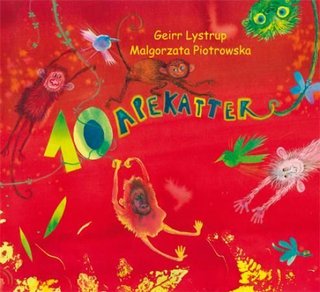 "10 apekatter" av Geirr Lystrup