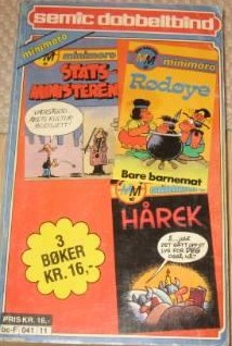 "Minimoro dobbeltbind Minimoro nr. 10 Hårek,11 Statsministeren & 12 Rødøye" av Dik Browne