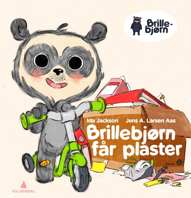 "Brillebjørn får plaster" av Ida Jackson