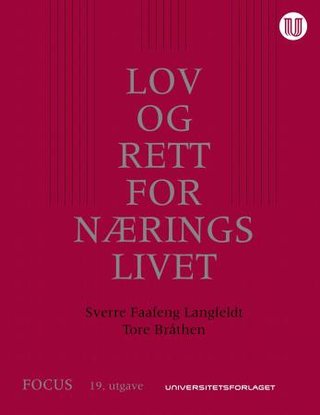 "Lov og rett for næringslivet" av Sverre Faafeng Langfeldt
