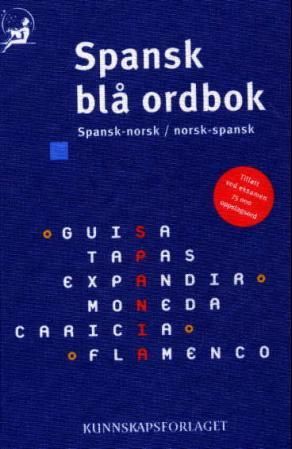 Spansk blå ordbok - spansk-norsk, norsk-spansk