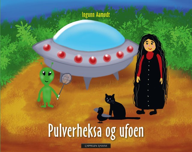 "Pulverheksa og ufoen" av Ingunn Aamodt
