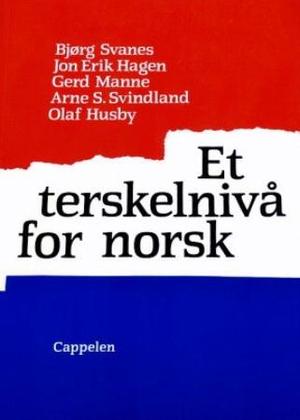 "Et terskelnivå for norsk" av Bjørg Svanes