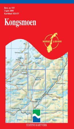 "Kongsmoen" av Statens kartverk. Landkartdivisjonen