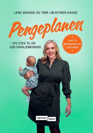 "Pengeplanen syv steg til en god familieøkonomi" av Lene Drange