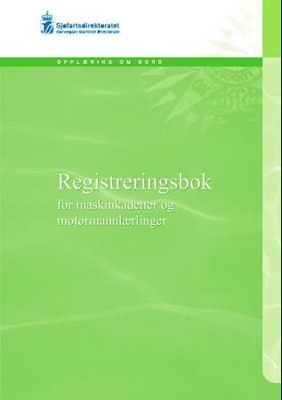 Registreringsbok for maskinkadetter og motormannlærlinger