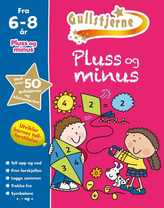 "Pluss og minus - gullstjerne 6-8 år" av Paul Broadbent