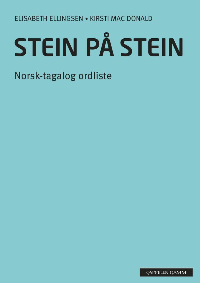 "Stein på stein - norsk-tagalog ordliste" av Elisabeth Ellingsen