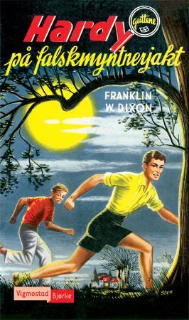 "Hardy-guttene på falskmyntnerjakt" av Franklin W. Dixon