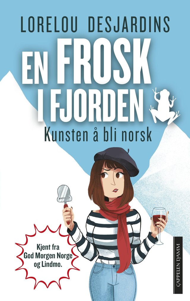 "En frosk i fjorden - kunsten å bli norsk" av Lorelou Desjardins