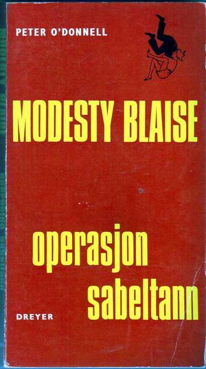"Operasjon sabeltann Modesty Blaise" av Peter O'Donnell