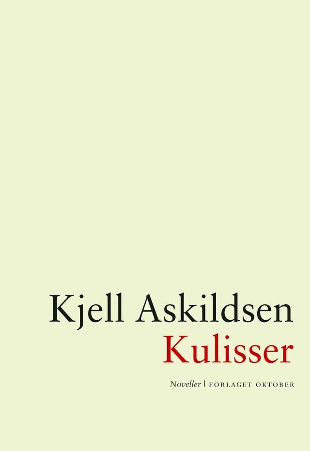 "Kulisser - noveller" av Kjell Askildsen