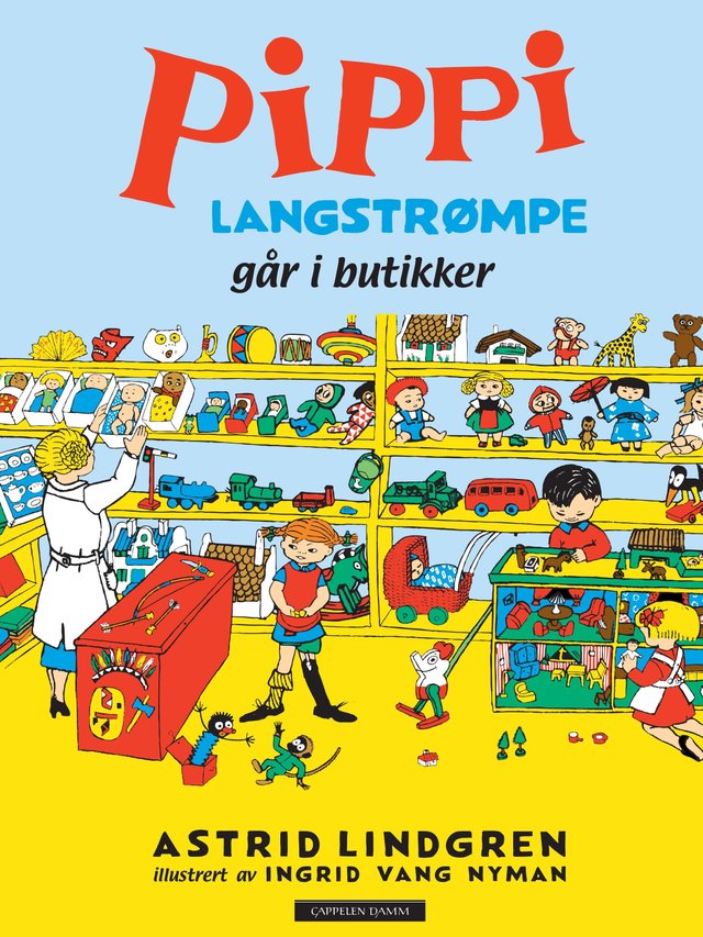 "Pippi går i butikker" av Astrid Lindgren