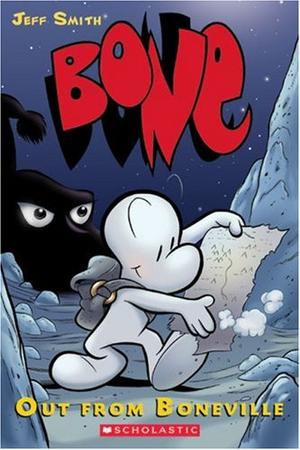 "Bone Volume 1 - Out From Boneville" av Jeff Smith