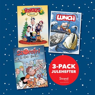 Årets julehefter 3-pack - Pondus, Lunch og Storefri julen 2020